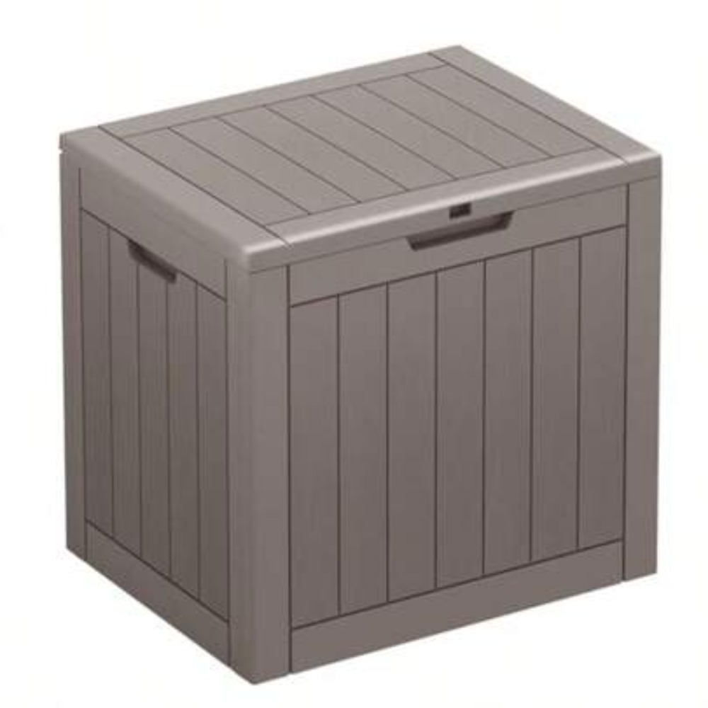 Outdoor Furniture Weatherproof - صندوق تخزين خارجي بسعة 35 جالون،