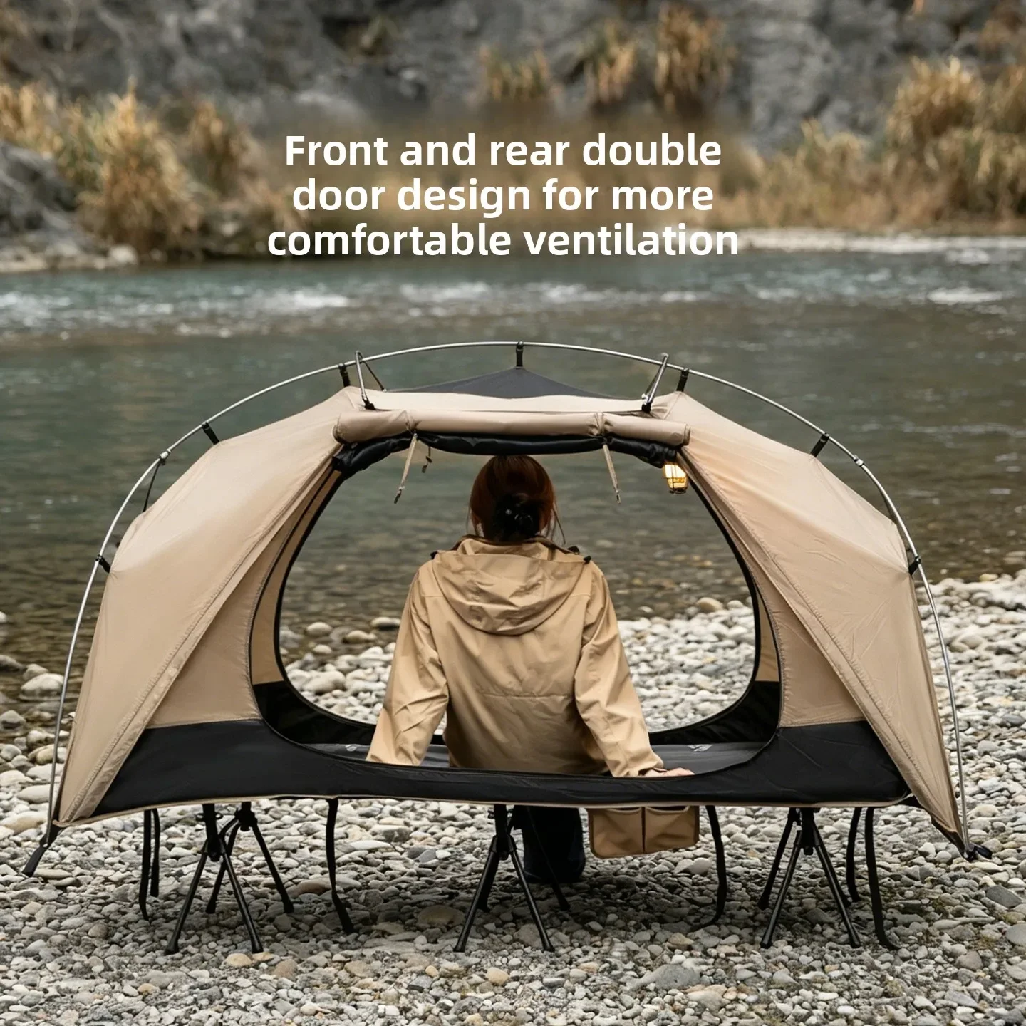 Outdoor Daybed Furniture - خيمة سرير للتخييم في الهواء الطلق