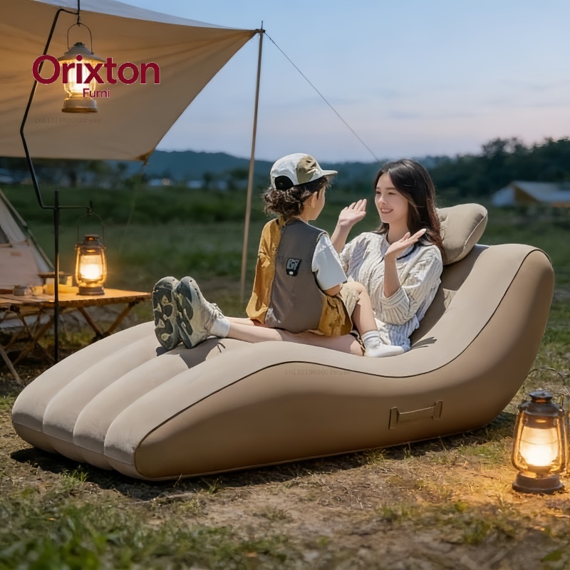 Outdoor Furniture Lounge Chair - كرسي استرخاء محمول ذاتي النفخ للاستخدام