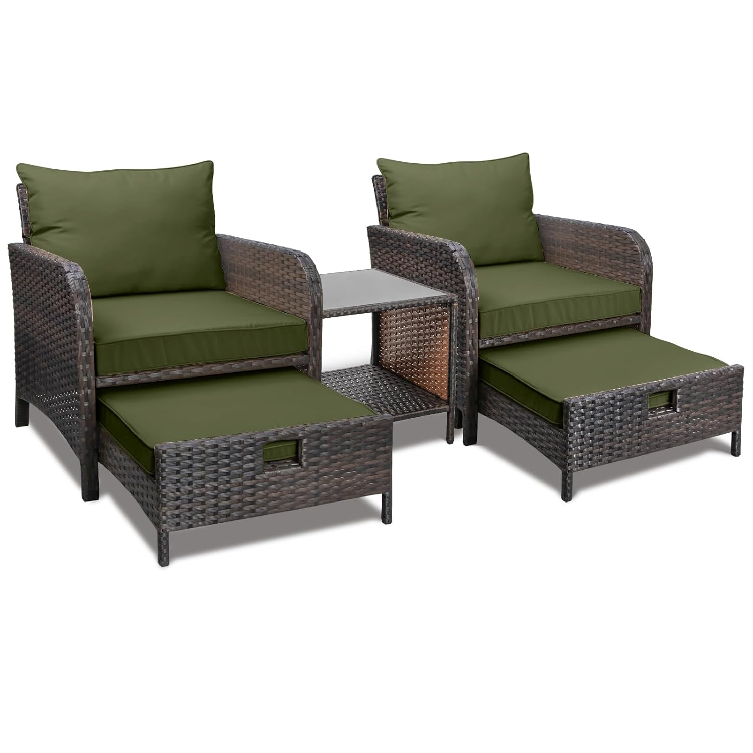 Outdoor Furniture Lounge Chair - طقم أثاث خارجي من 5 قطع