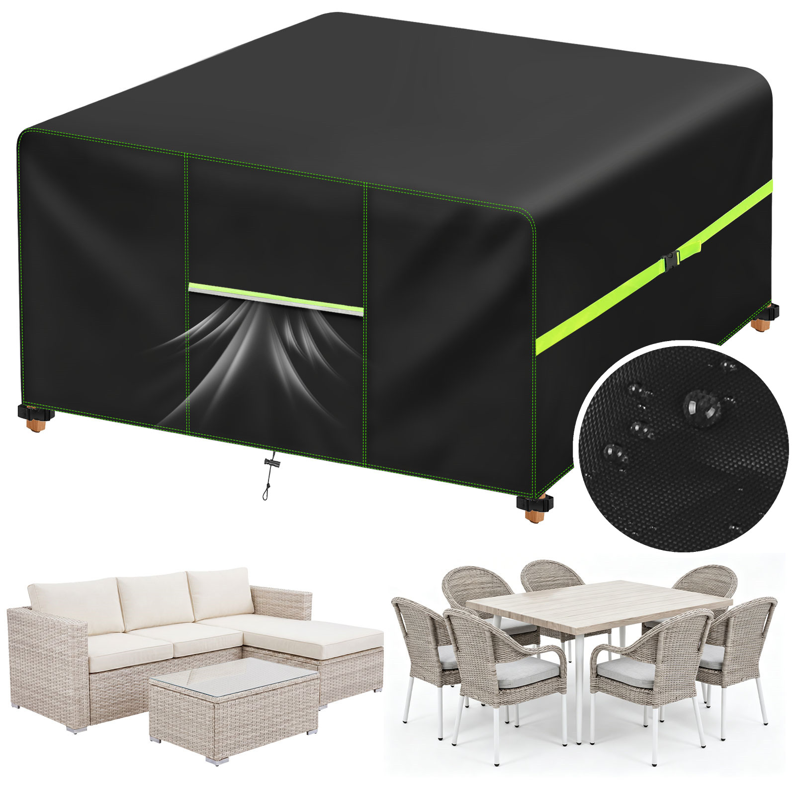 Outdoor Furniture Upholstery Near Me - غطاء أثاث الحدائق مع فتحات تهوية،