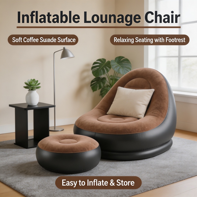 Outdoor Daybed Furniture - أريكة استرخاء قابلة للنفخ، كرسي قابل