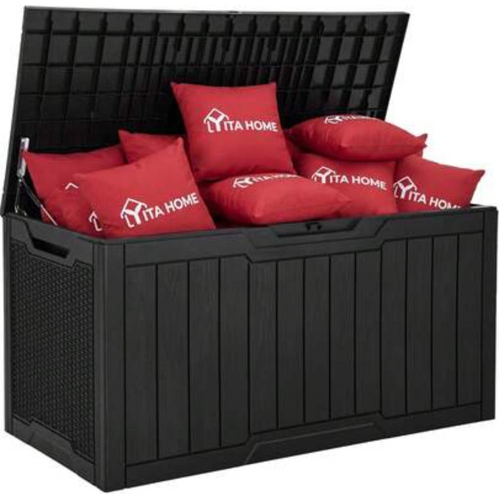 Outdoor Furniture With Storage For Cushions - صندوق تخزين خارجي كبير بسعة 100