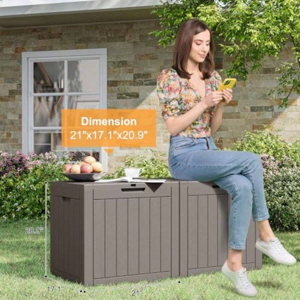 صندوق تخزين خارجي بسعة 35 جالو - مراجعة Outdoor Furniture Weatherproof وسعره