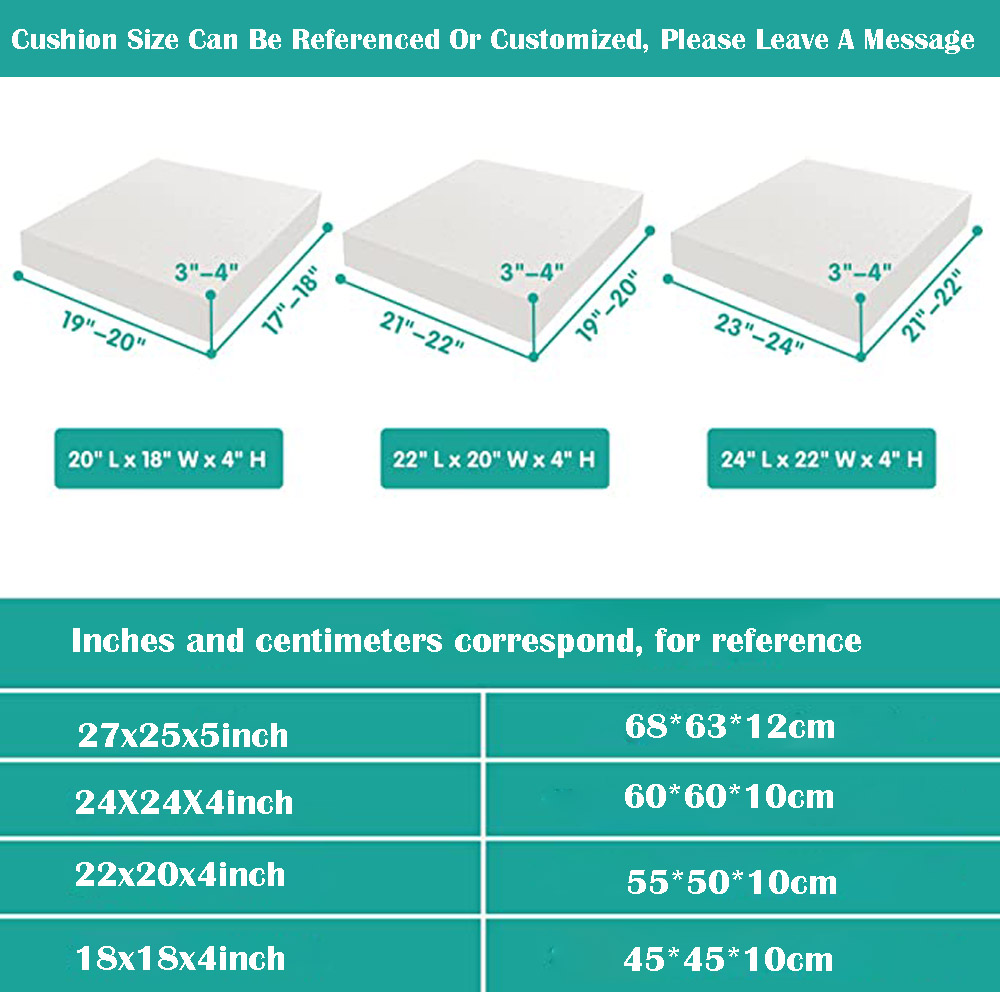 طقم من 1-4 قطع من أغطية وسائد  - مراجعة Outdoor Furniture No Cushions وسعره