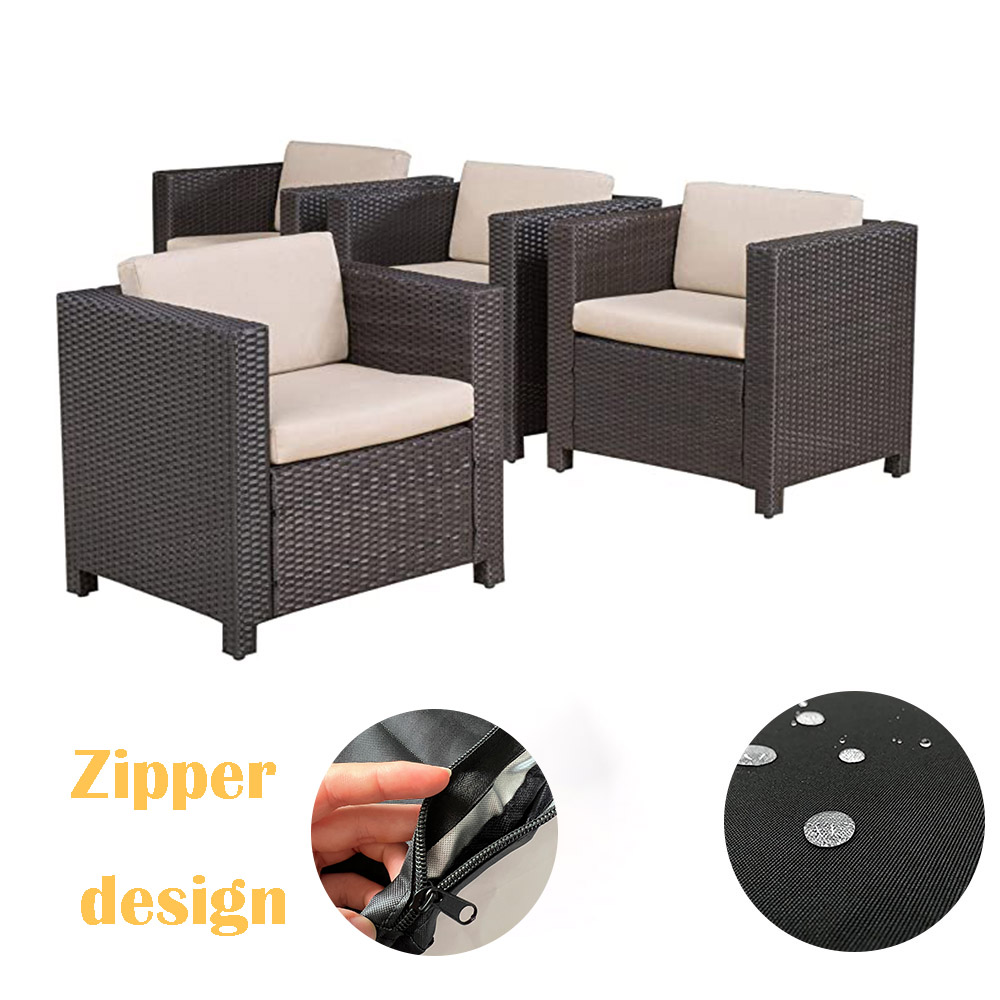 طقم من 1-4 قطع من أغطية وسائد  - مراجعة Outdoor Furniture No Cushions وسعره