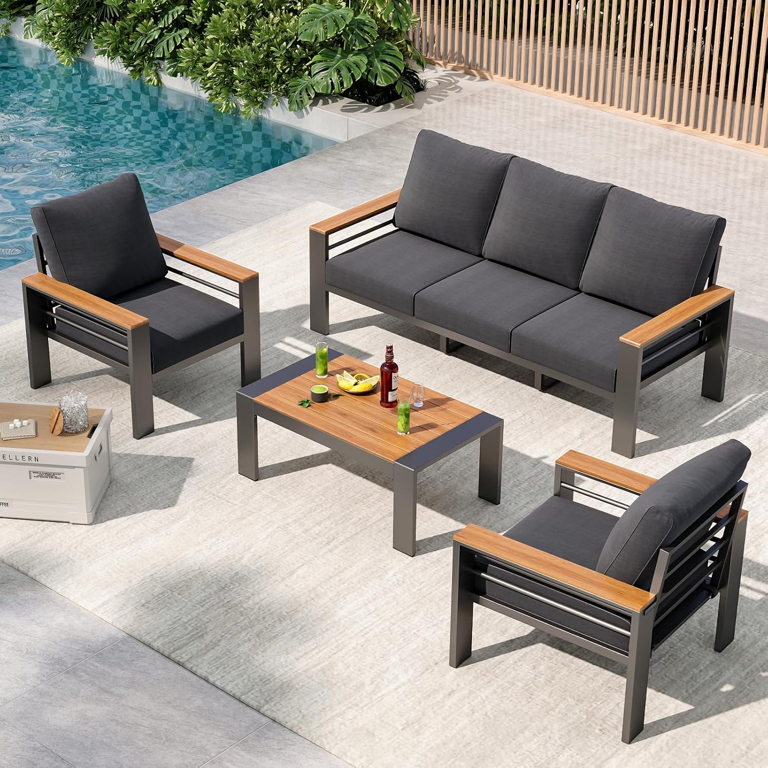 طقم أثاث للفناء الخارجي، أثاث  - مراجعة Outdoor Furniture Bali وسعره