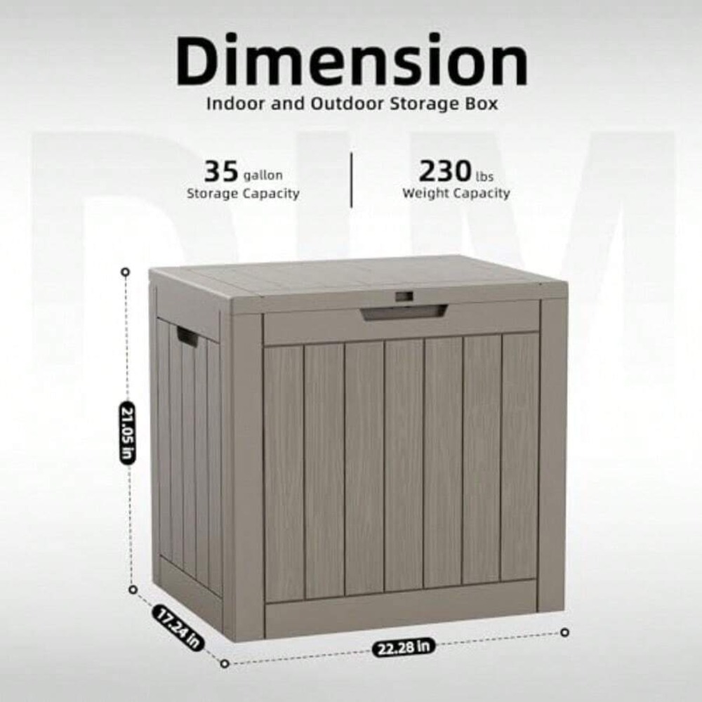 صندوق تخزين خارجي سعة 45 جالون - مراجعة Outdoor Furniture With Storage For Cushions وسعره