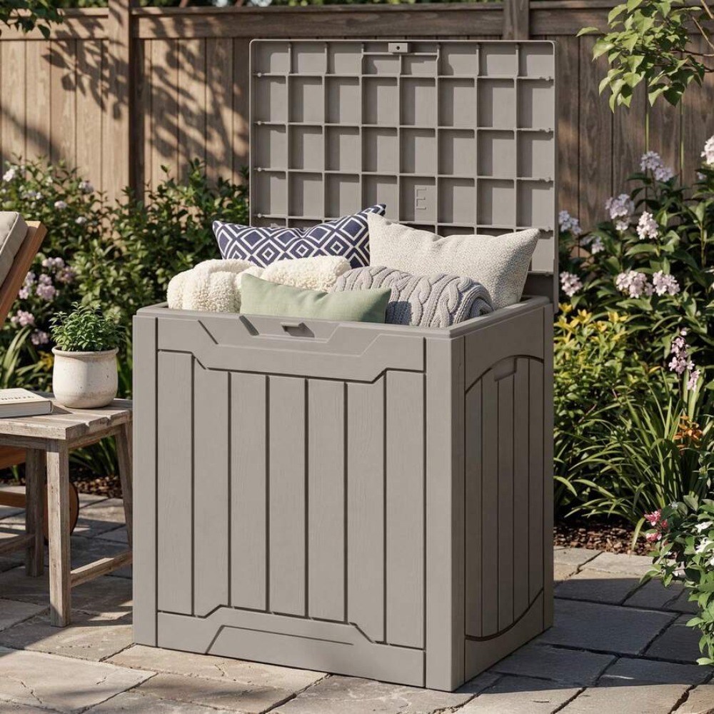 صندوق تخزين خارجي مقاوم للماء  - مراجعة Outdoor Furniture Resin وسعره