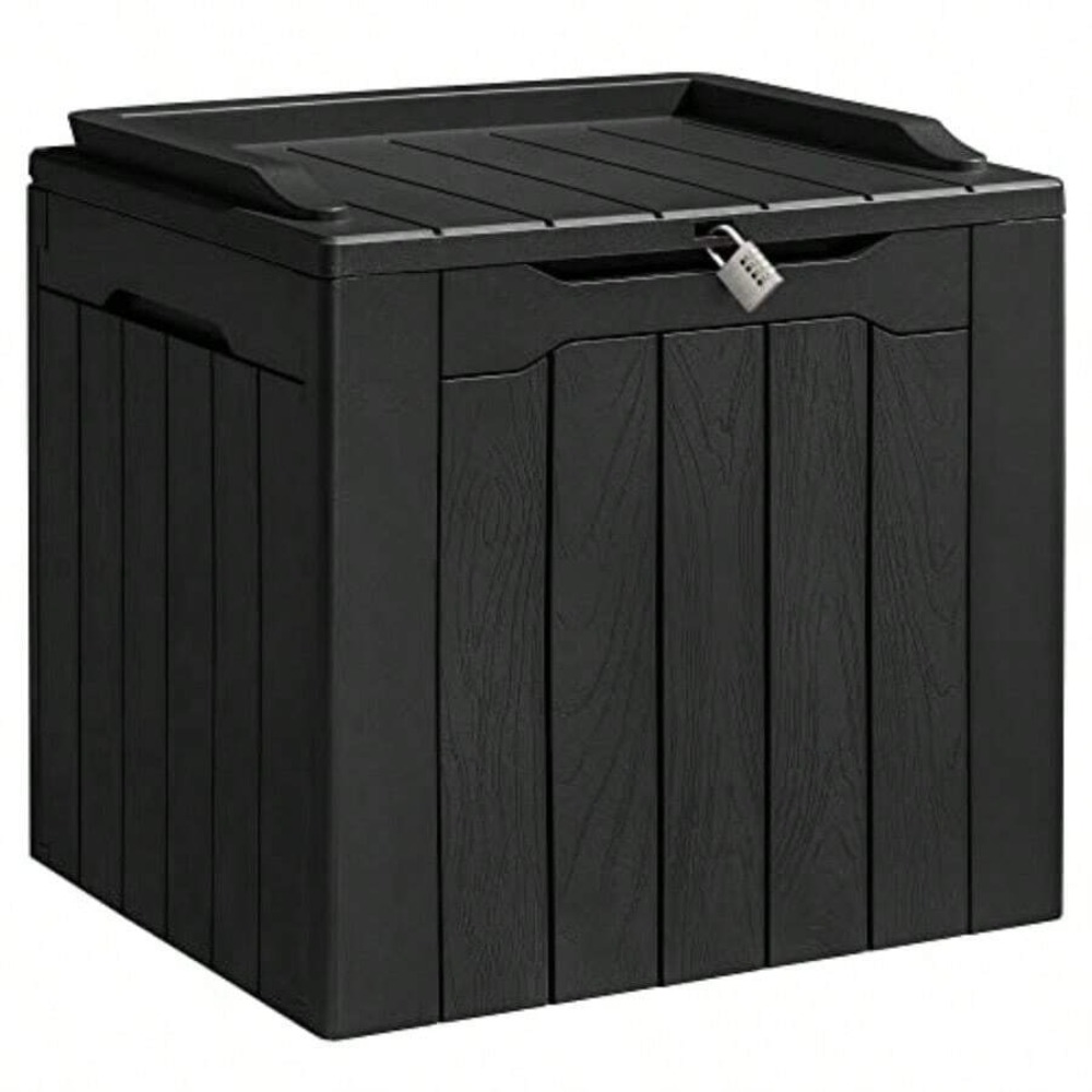 صندوق تخزين خارجي من الراتنج ب - مراجعة Outdoor Furniture With Storage For Cushions وسعره