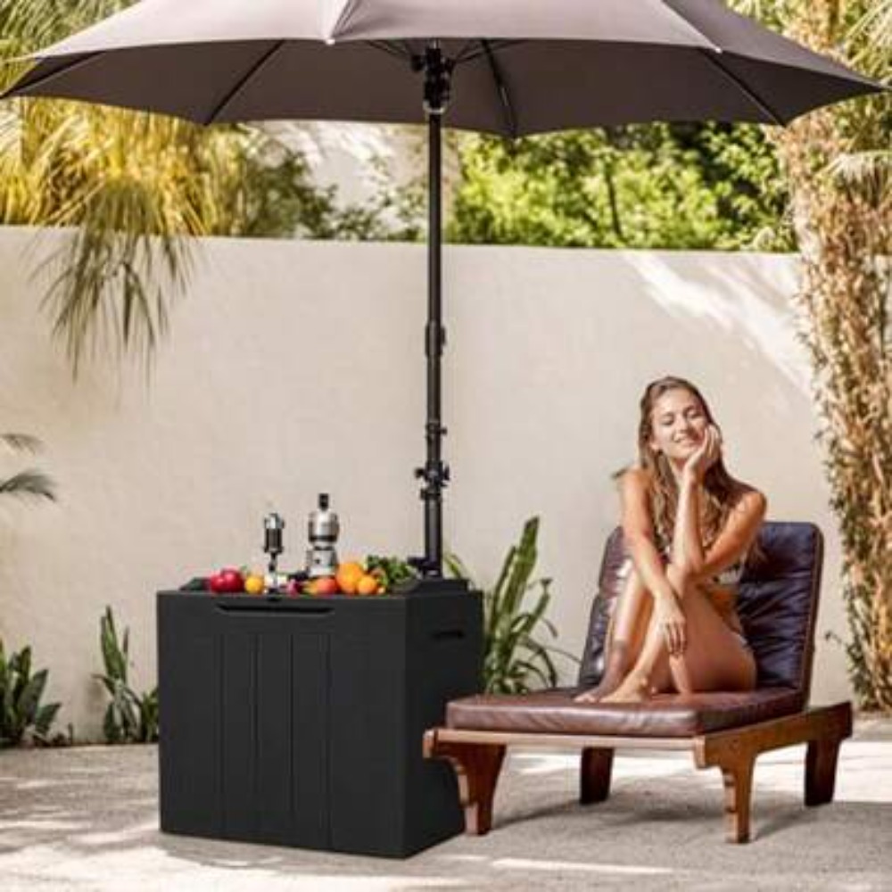 صندوق تخزين خارجي مقاوم للماء  - مراجعة Outdoor Furniture With Storage For Cushions وسعره