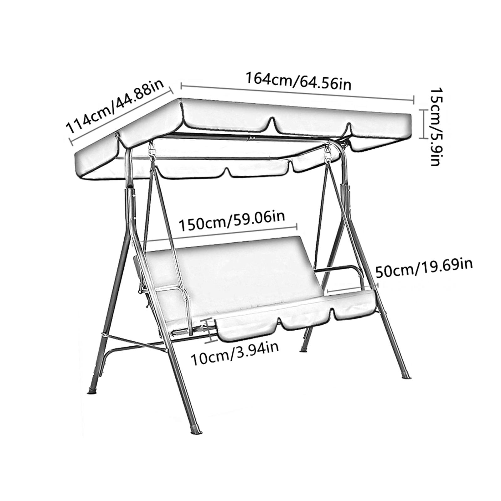 غطاء بديل لمظلة أرجوحة الفناء، - مراجعة Outdoor Furniture Bali وسعره