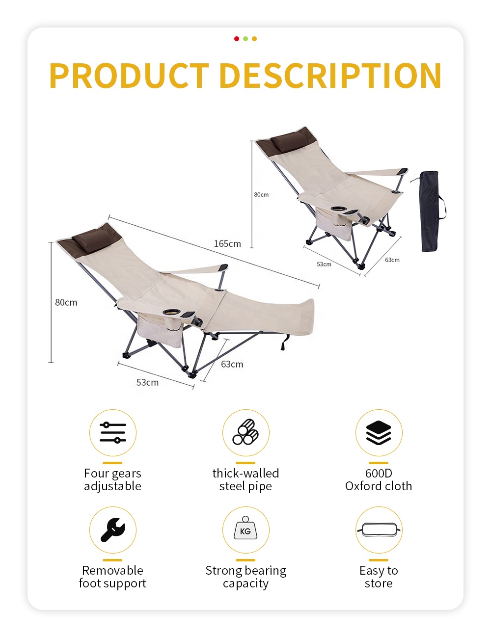 كرسي محمول قابل للطي والاستلقا - مراجعة Outdoor Furniture Patio وسعره