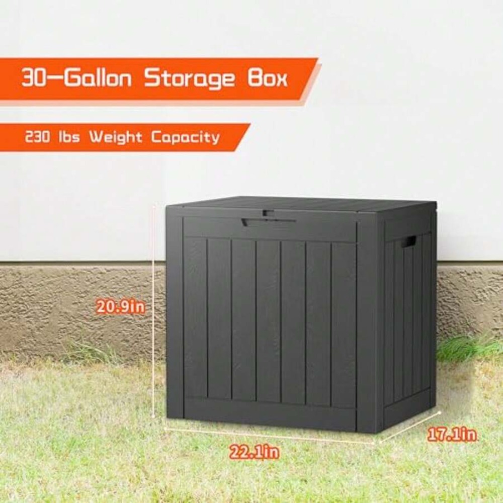 صندوق تخزين خارجي سعة 30 جالون - مراجعة Outdoor Furniture Weatherproof وسعره