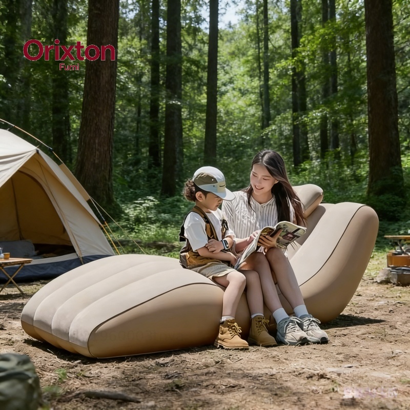 كرسي استرخاء محمول ذاتي النفخ  - مراجعة Outdoor Furniture Lounge Chair وسعره