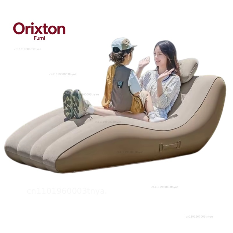 كرسي استرخاء محمول ذاتي النفخ  - مراجعة Outdoor Furniture Lounge Chair وسعره