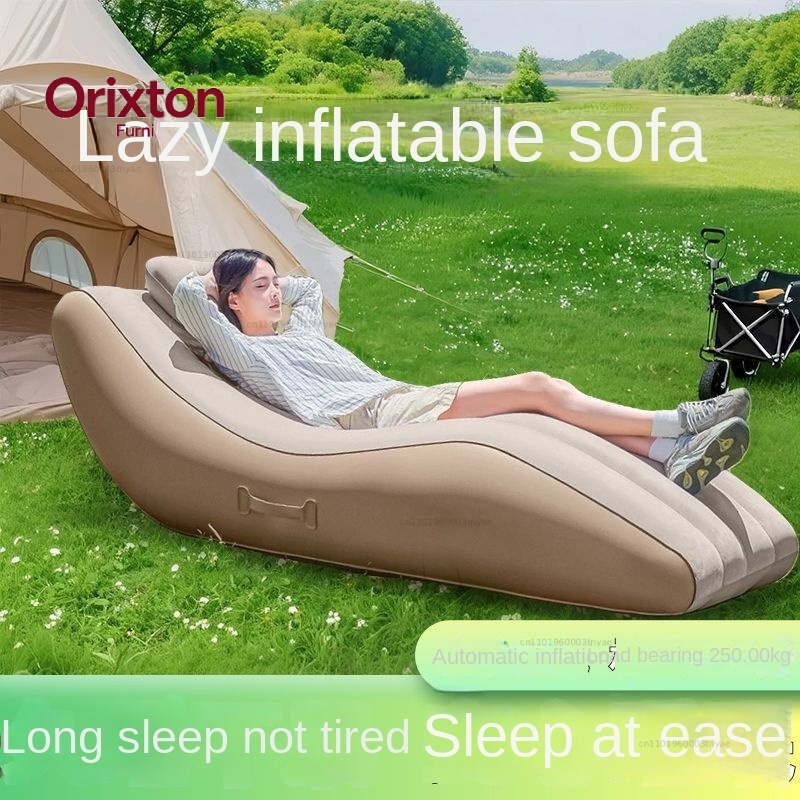كرسي استرخاء محمول ذاتي النفخ  - مراجعة Outdoor Furniture Lounge Chair وسعره