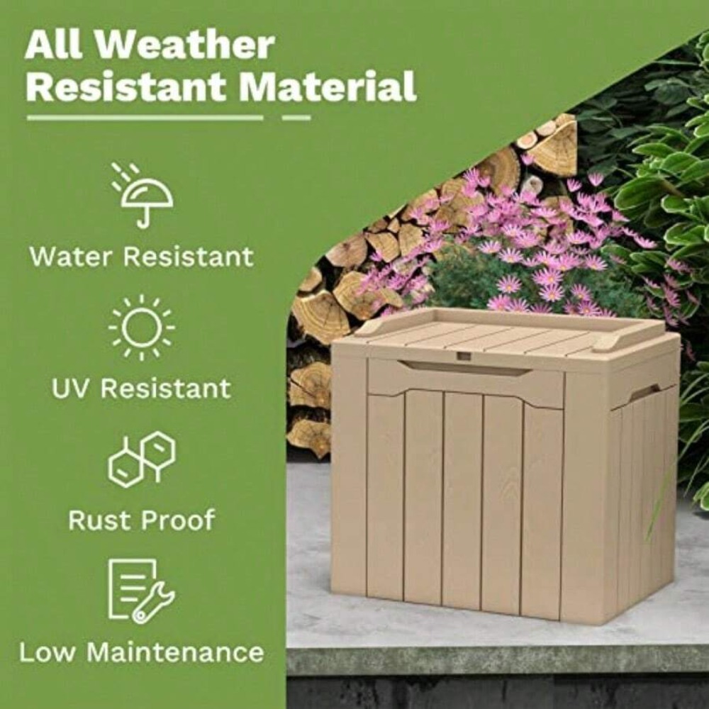 صندوق تخزين خارجي كبير جدًا بس - مراجعة Outdoor Furniture Weatherproof وسعره
