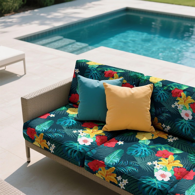 8 قطع أغطية وسائد مرنة مطبوعة  - مراجعة Outdoor Furniture No Cushions وسعره