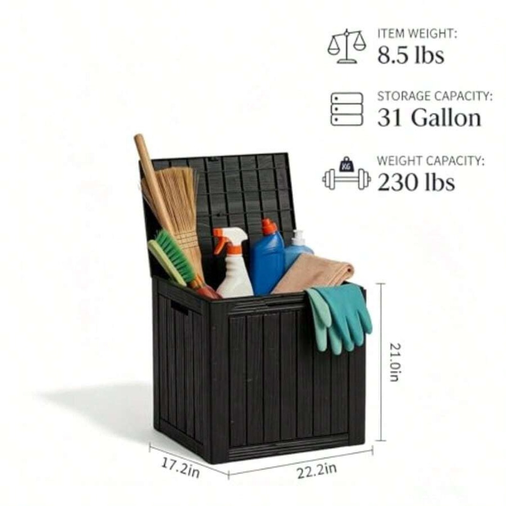 صندوق تخزين خارجي مقاوم للماء  - مراجعة Outdoor Furniture Weatherproof وسعره