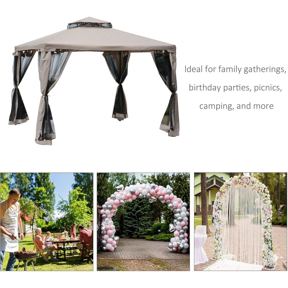 جازيبو للفناء الخارجي مقاس 9.6 - مراجعة Outdoor Furniture Patio وسعره