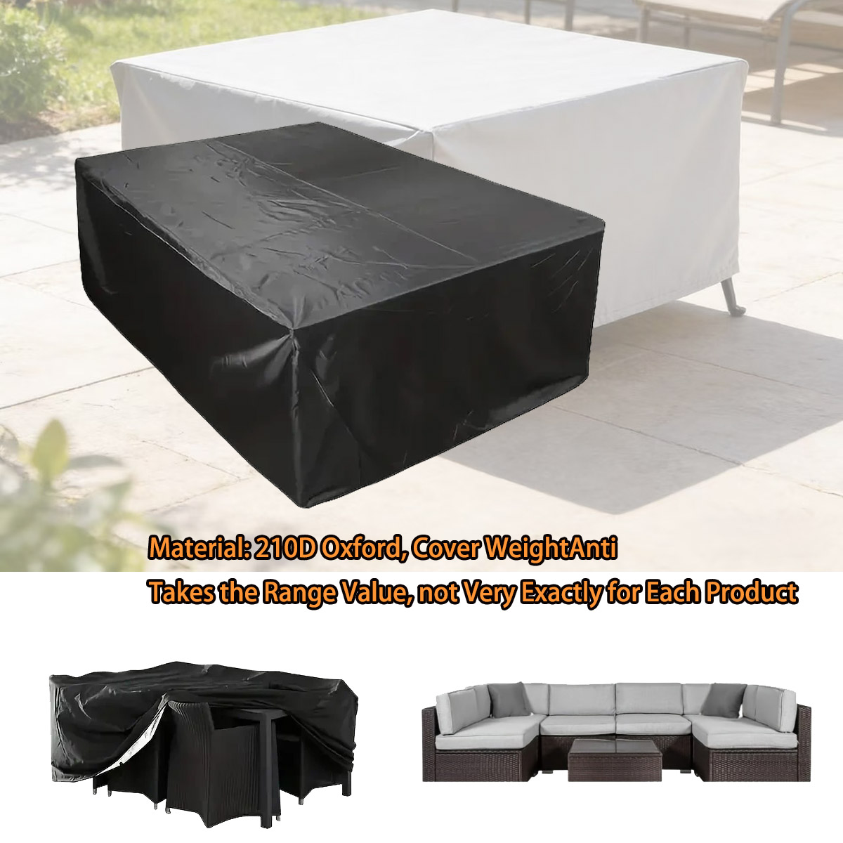 غطاء أثاث خارجي بـ 600 حجم مخت - مراجعة Outdoor Furniture Patio وسعره