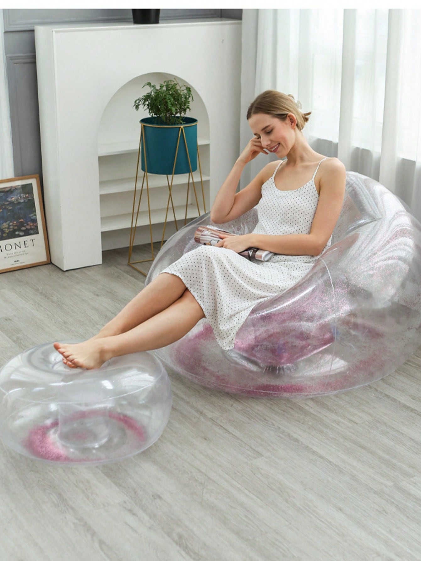 كرسي استرخاء قابل للنفخ من الب - مراجعة Outdoor Furniture Lounge Chair وسعره