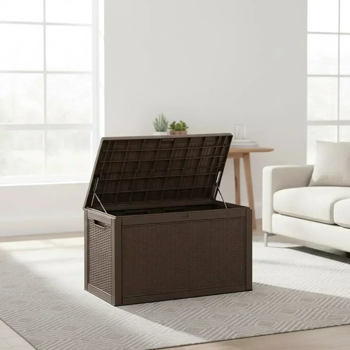 مقعد تخزين خارجي كبير مقاوم لل - مراجعة Outdoor Furniture With Storage For Cushions وسعره
