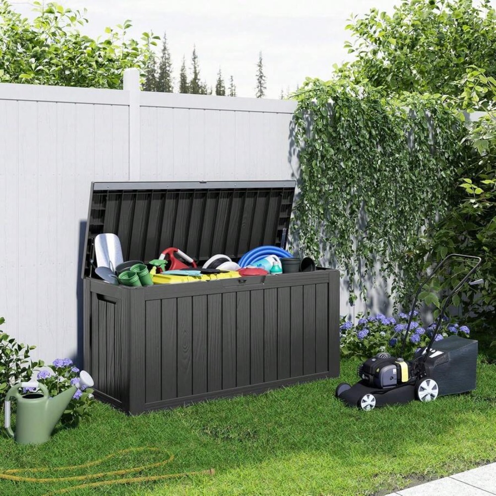 صندوق تخزين خارجي مقاوم للماء  - مراجعة Outdoor Furniture With Storage For Cushions وسعره