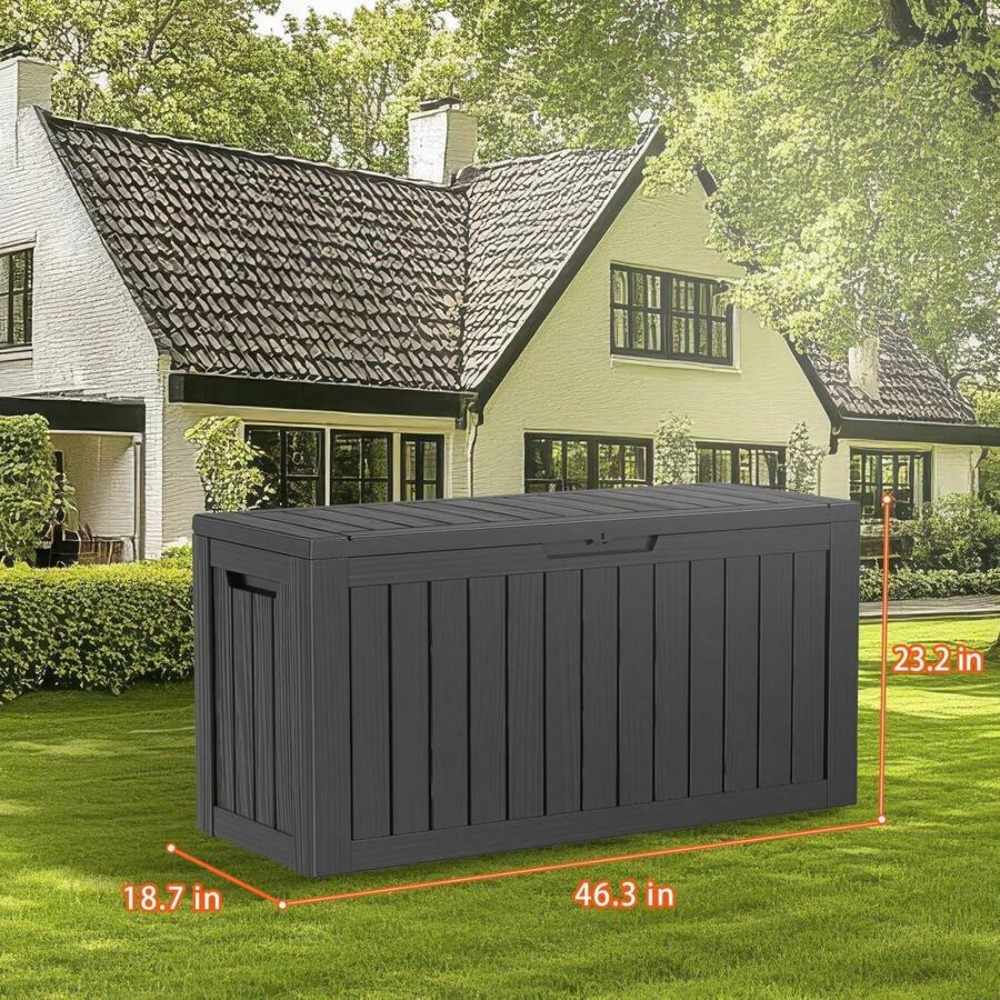 صندوق تخزين خارجي مقاوم للماء  - مراجعة Outdoor Furniture With Storage For Cushions وسعره