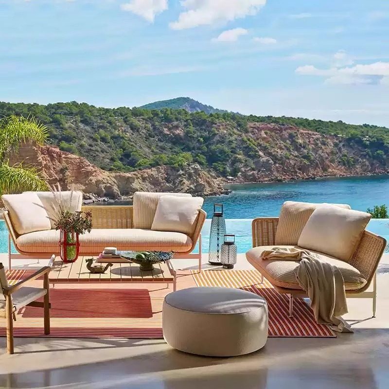 أريكة خارجية، أريكة فناء من ال - مراجعة Outdoor Furniture Lounge Chair وسعره