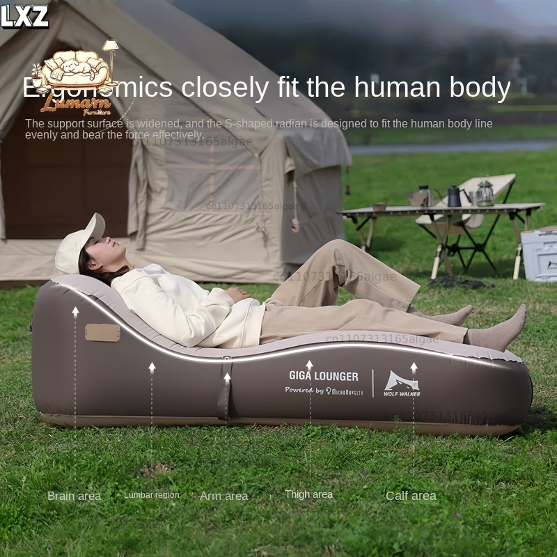 كرسي استرخاء قابل للنفخ تلقائي - مراجعة Outdoor Furniture Lounge Chair وسعره