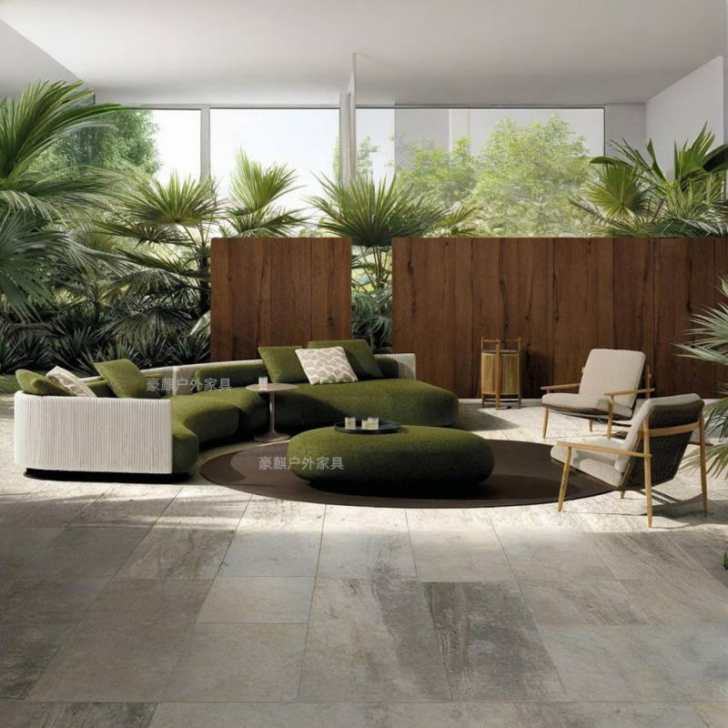 طقم أريكة خارجية فاخرة على الط - مراجعة Outdoor Furniture Italian وسعره