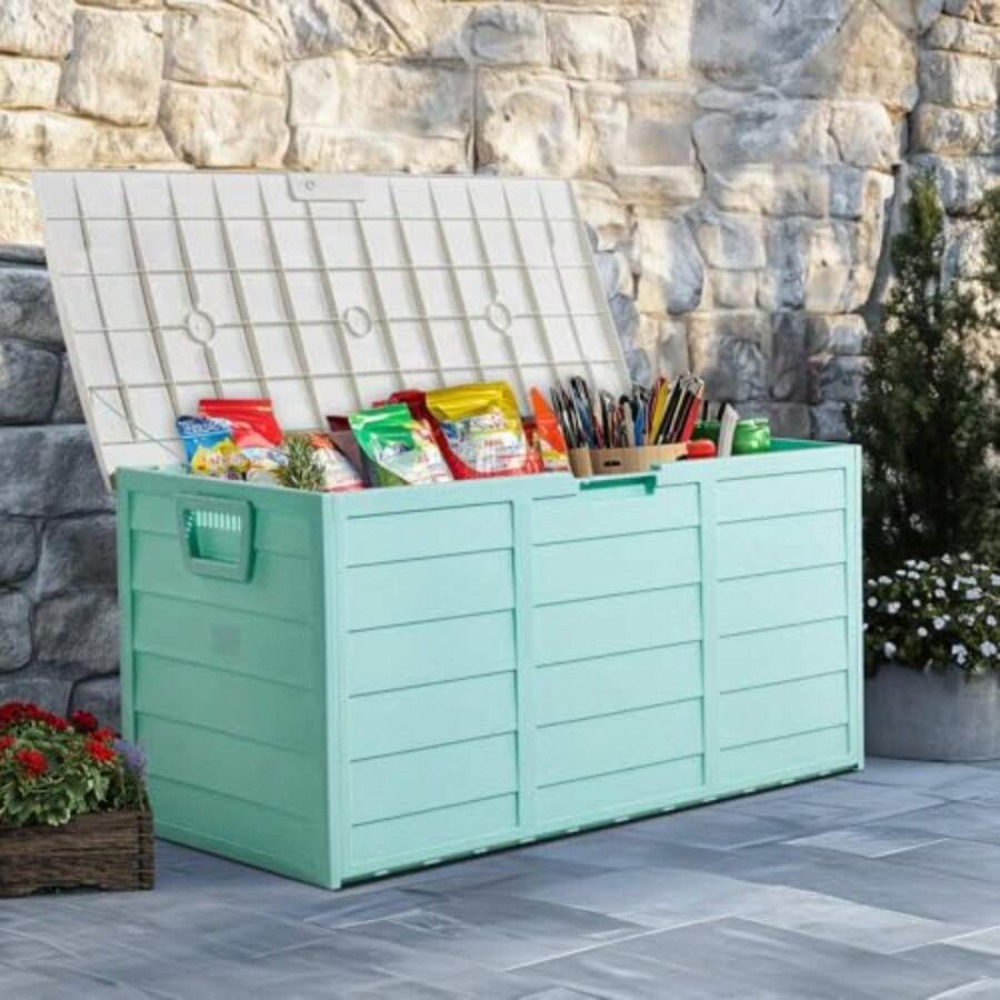 صندوق تخزين خارجي كبير من الرا - مراجعة Outdoor Furniture With Storage For Cushions وسعره