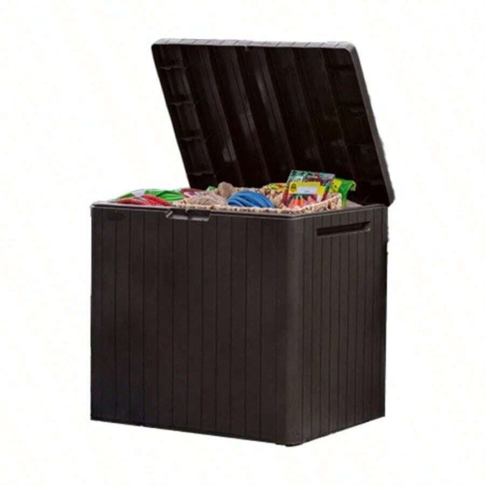 صندوق تخزين خارجي من الراتنج ب - مراجعة Outdoor Furniture With Storage For Cushions وسعره