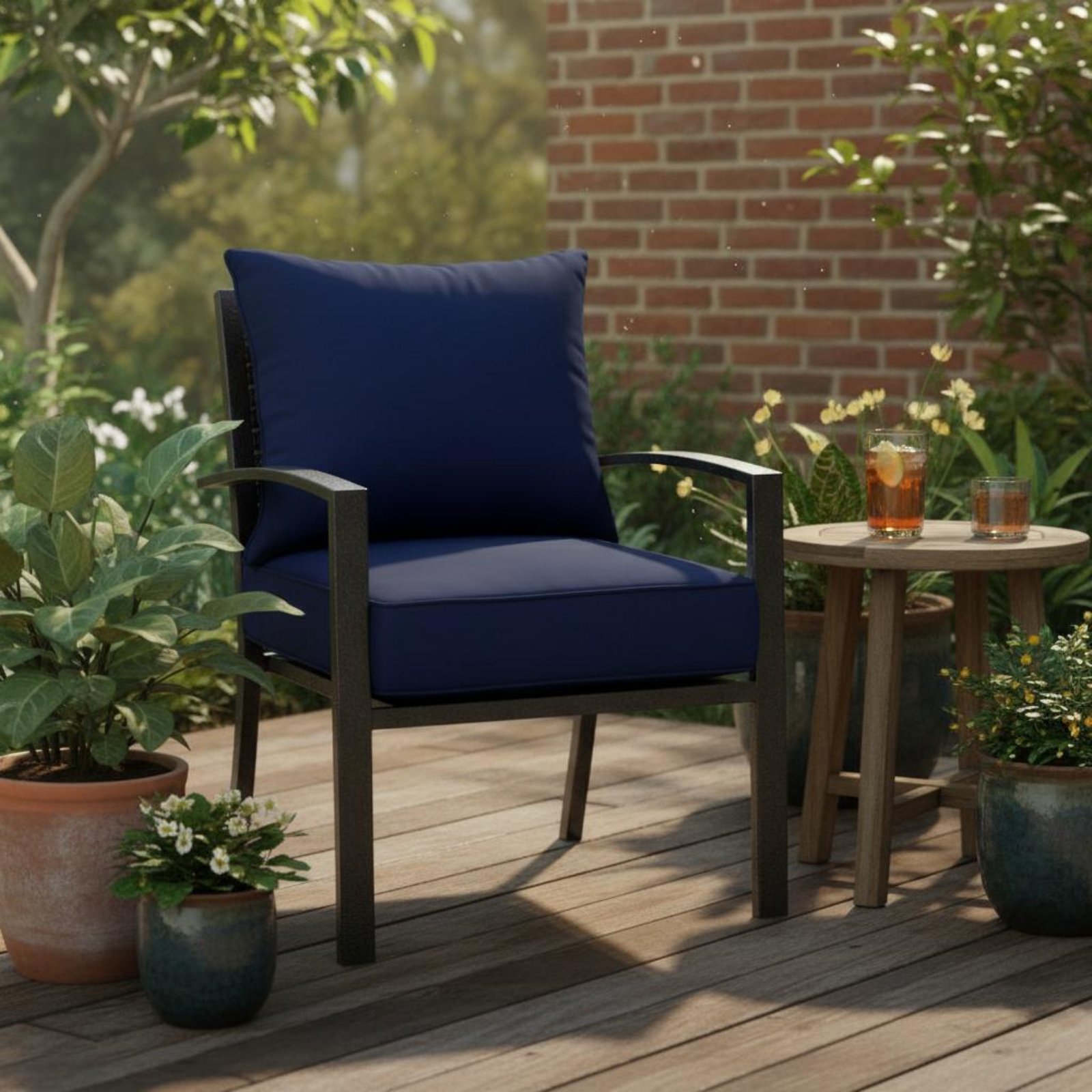وسادة كرسي الفناء مع إغلاق مخف - مراجعة Outdoor Furniture Patio وسعره