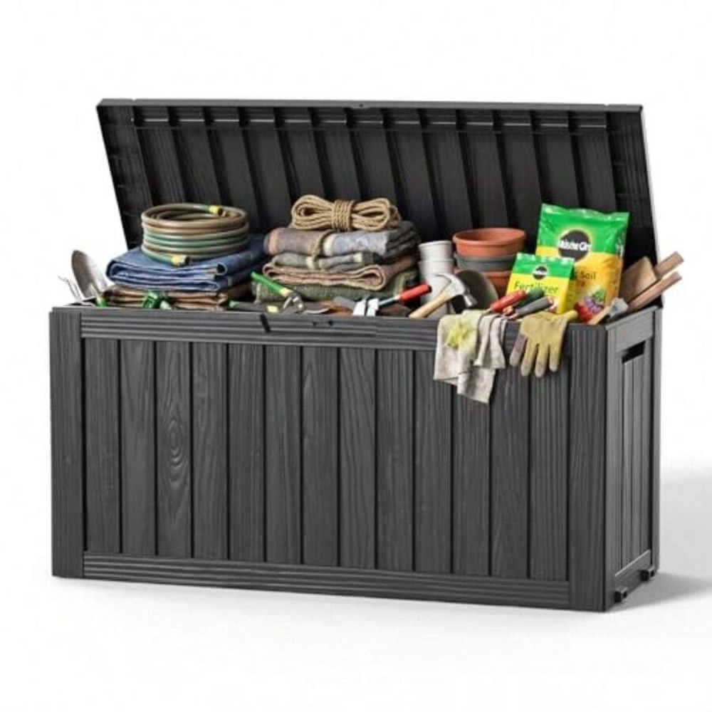 صندوق تخزين خارجي سعة 90 جالون - مراجعة Outdoor Furniture Weatherproof وسعره