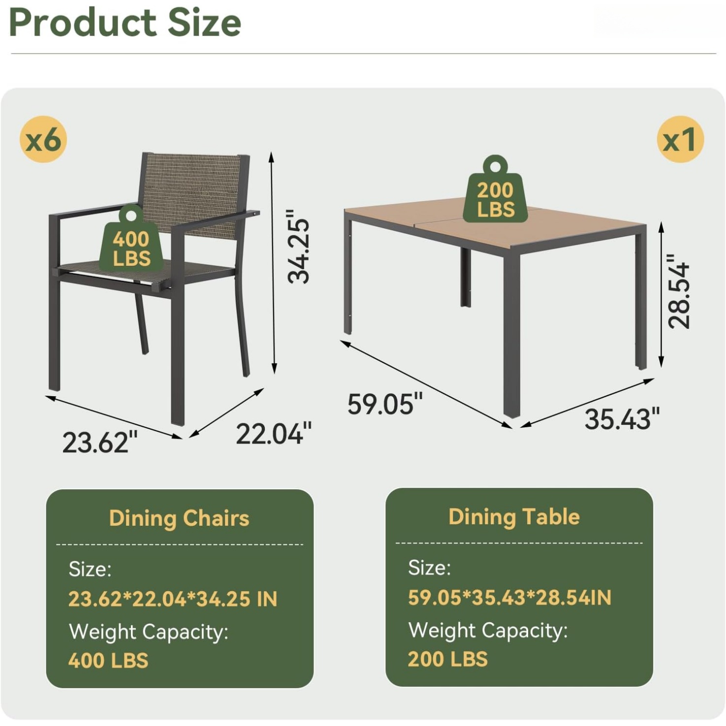 طقم طعام خارجي من أوكسون مكون  - مراجعة Outdoor Furniture Bali وسعره