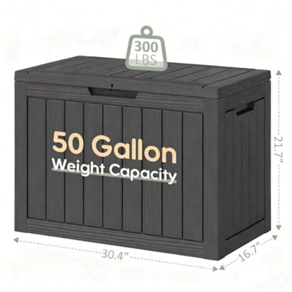 صندوق تخزين خارجي سعة 50 جالون - مراجعة Outdoor Furniture With Storage For Cushions وسعره