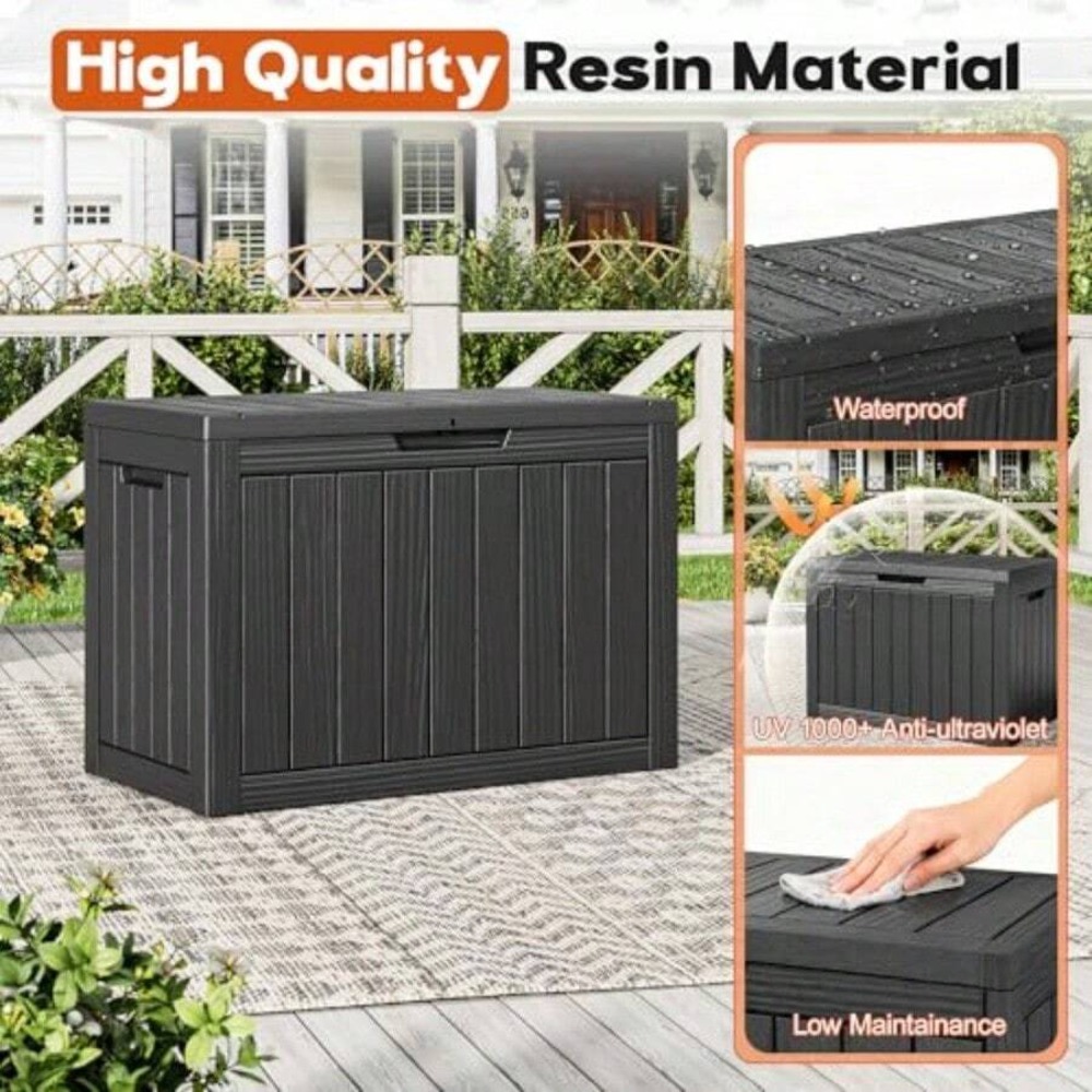 صندوق تخزين خارجي سعة 50 جالون - مراجعة Outdoor Furniture With Storage For Cushions وسعره