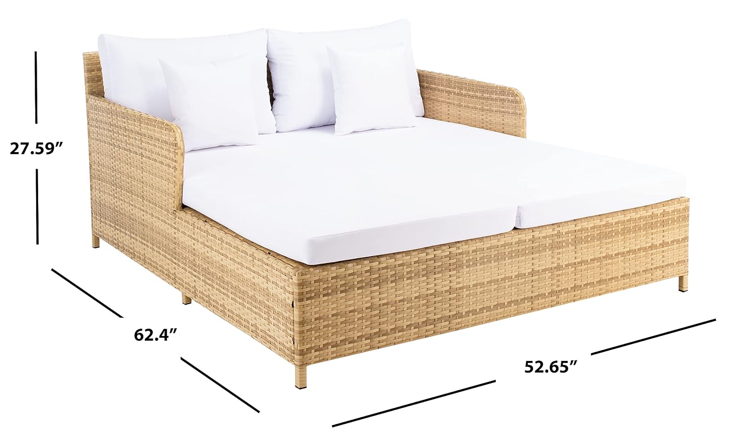 سرير نهاري خارجي من كاديو بإطا - مراجعة Outdoor Daybed Furniture وسعره